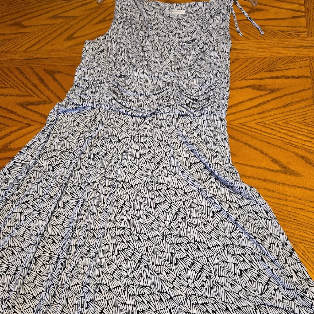 dressbarn Black and White Asymmetrical Dress